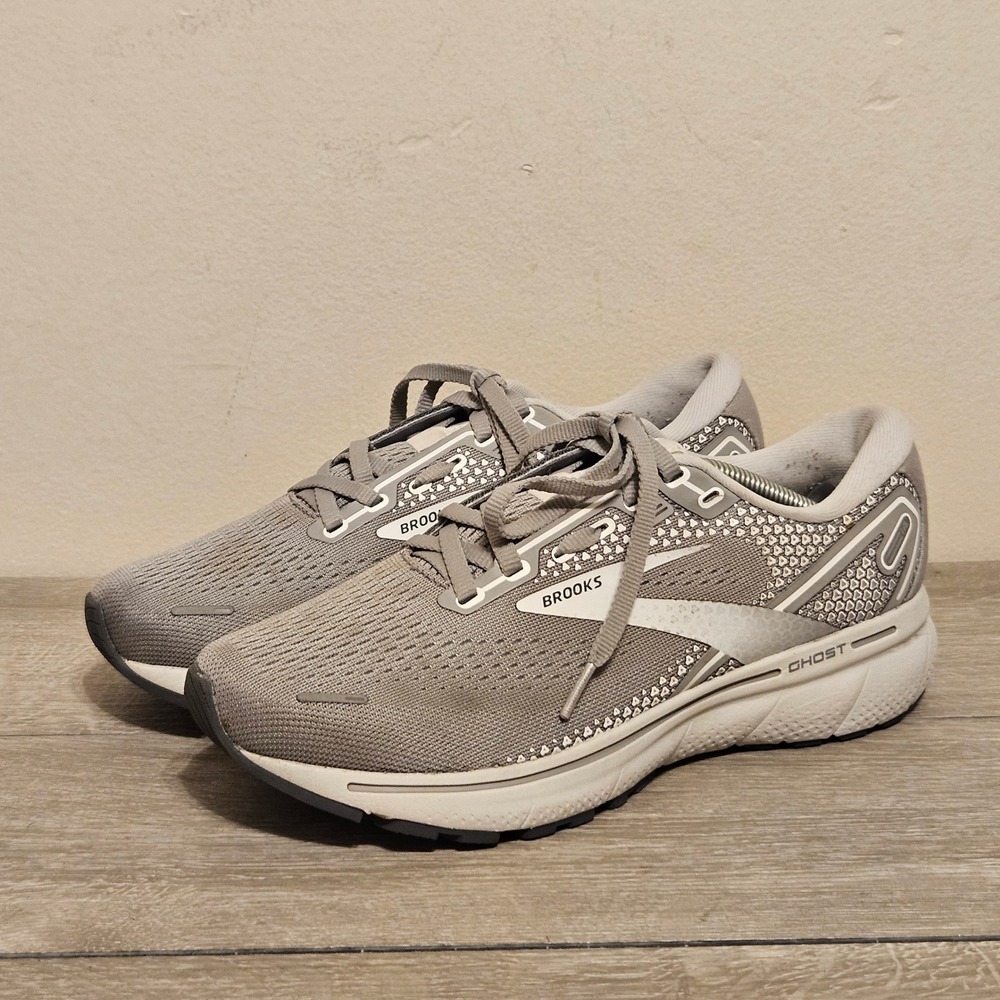 Brooks‎ Ghost 14 Shoes Womens Size 7.5 Gray Wide D Running Sneakers 1203561D089